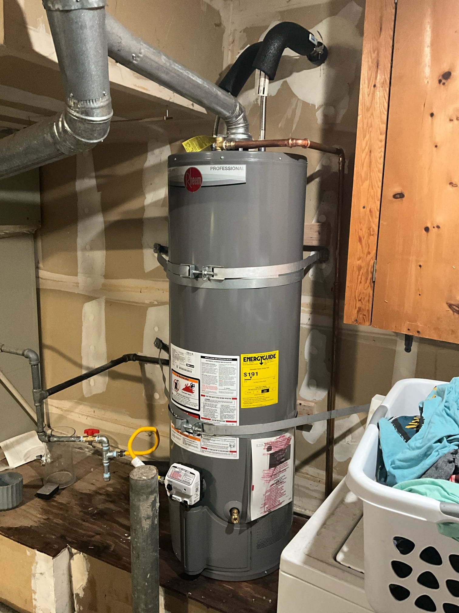 40-Gallon Water heater installation in Tracy, CA (1)