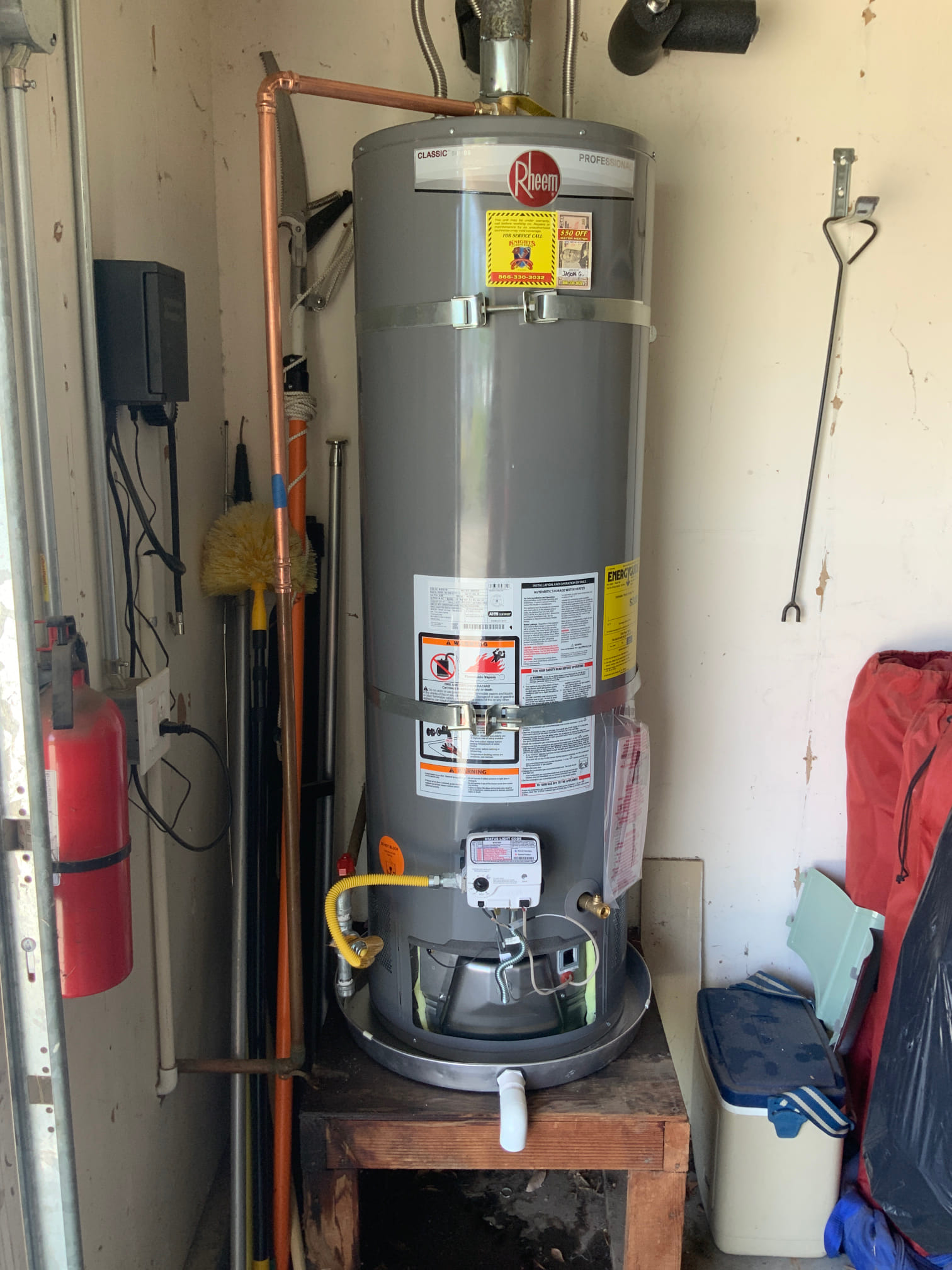 40 Gallon Water heater swap in Modesto, CA